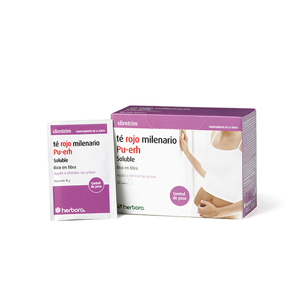 SLIM TRIM T ROJO  milenario Pu-erh soluble (24 sobres)